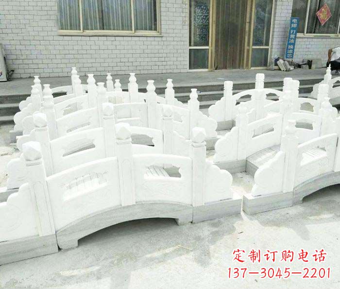 达州专业定制大理石拱桥雕塑