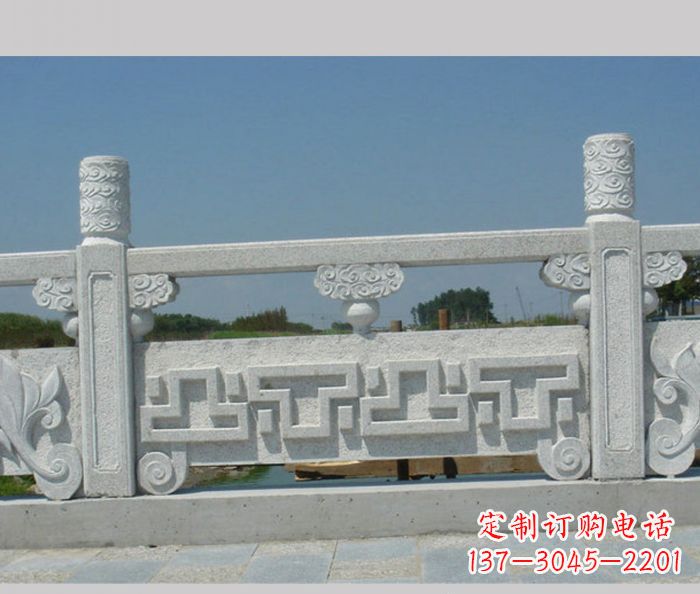 达州公园景观大理石栏板雕塑