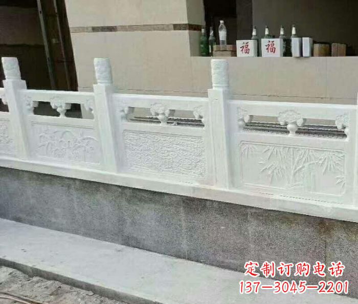 达州艺术大理石栏板石雕