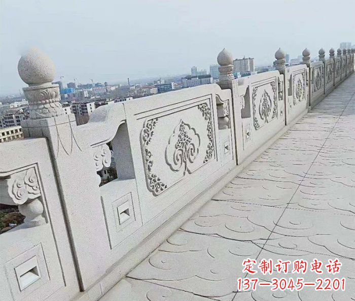 达州精美大理石栏板雕塑