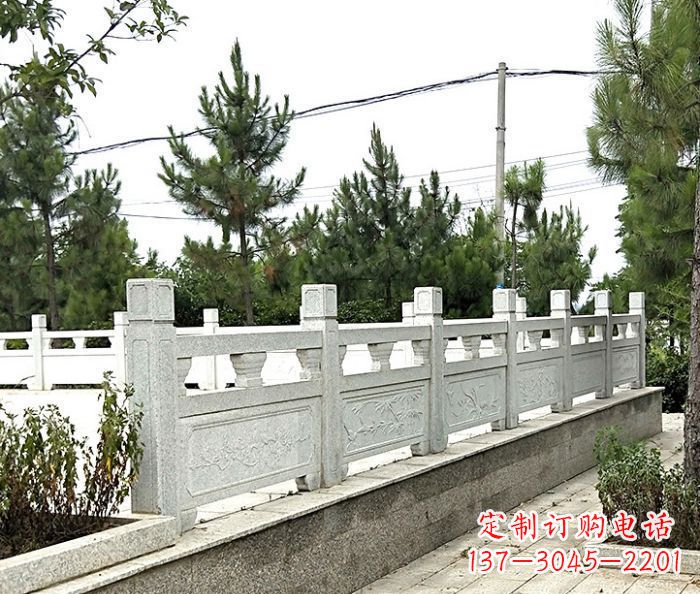 达州大理石栏板石雕,构筑公园景观
