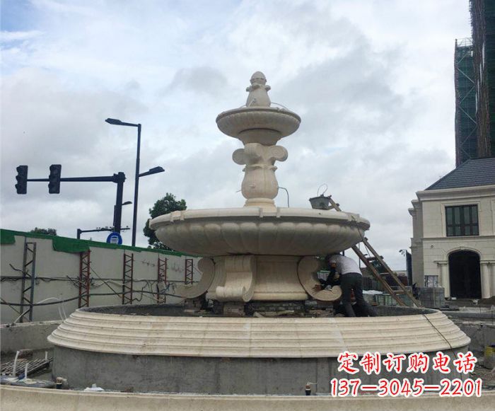 达州公园景观大型喷泉石雕