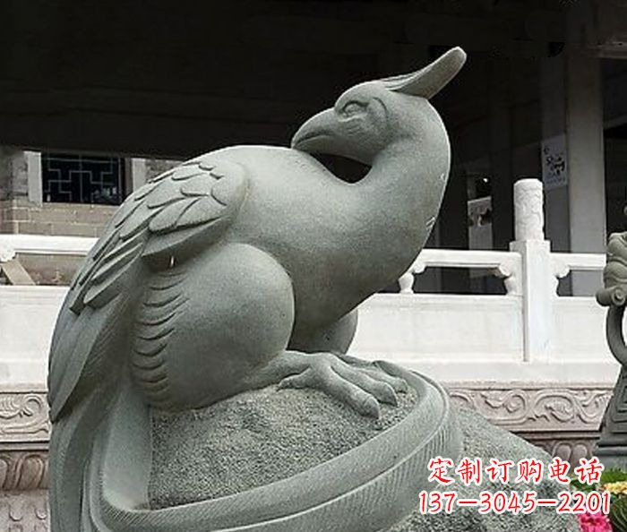 达州公园景观凤凰石雕
