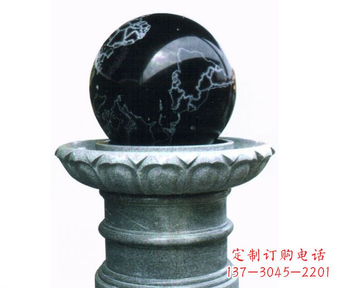 达州风水球喷泉石雕——营造悠然自在的公园氛围