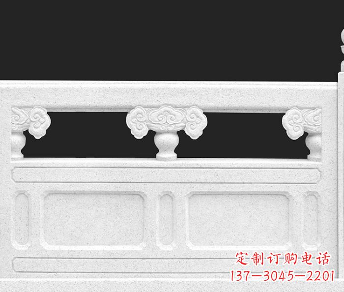 达州汉白玉石栏板雕塑