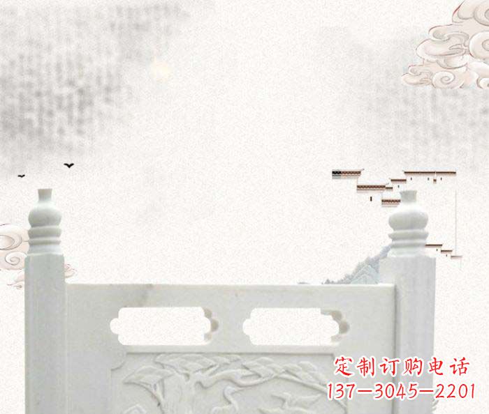 达州中领雕塑汉白玉石栏板雕塑