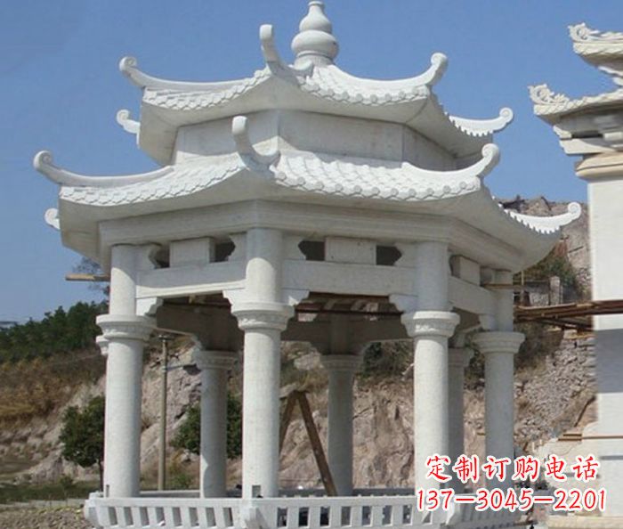 达州专业汉白玉凉亭雕塑