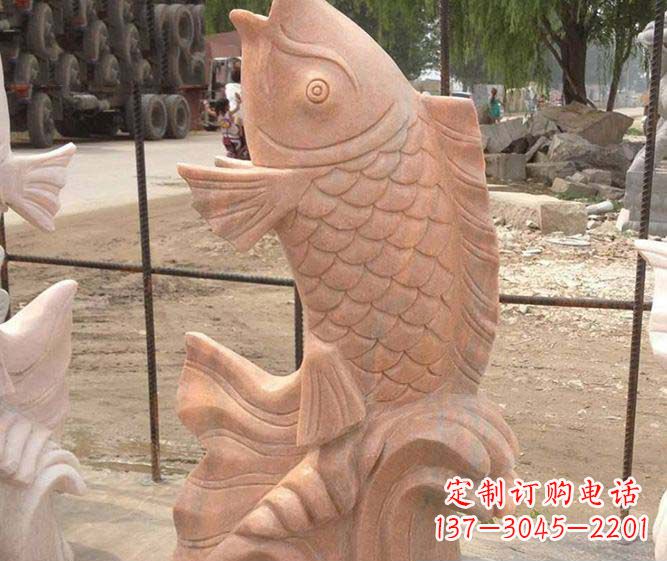 达州红石喷泉雕塑,点亮公园景观