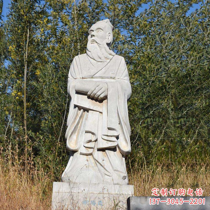 达州以司马迁石雕塑展现古代名人