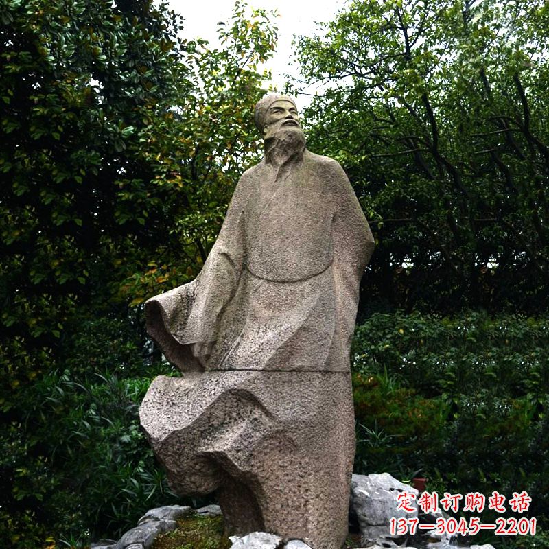 达州精美苏东坡砂岩雕塑