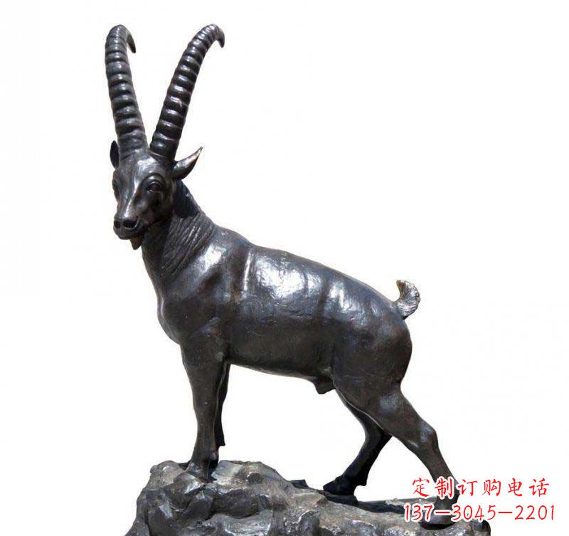 达州铜雕羚羊,精美外形及细节刻画精美