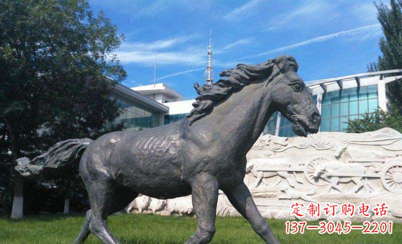 达州马动物铜雕塑