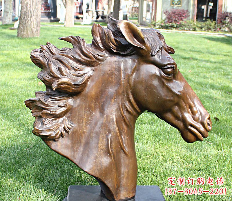 达州马头铜雕工艺品