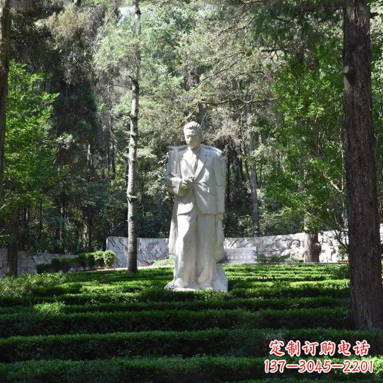 达州聂耳汉白玉石雕塑,追随伟大作曲家的足迹