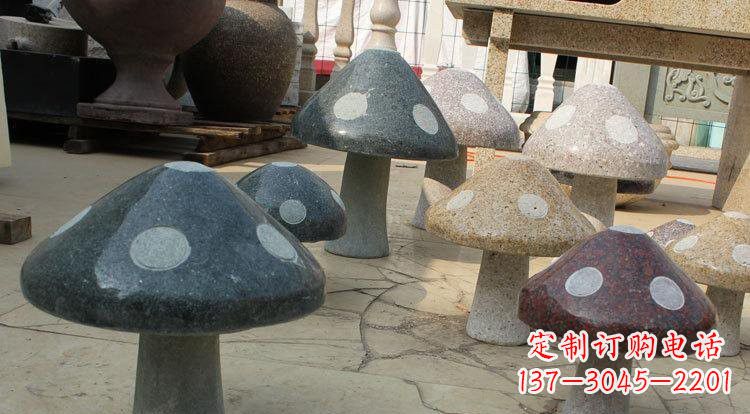 达州公园蘑菇石雕