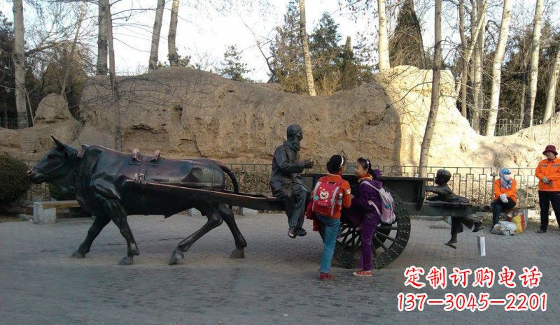 达州传承历史,记录岁月——领雕塑定制小孩雕塑