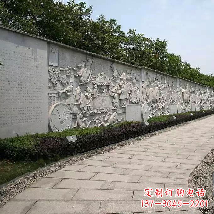 达州领雕塑 | 十二生肖文化浮雕