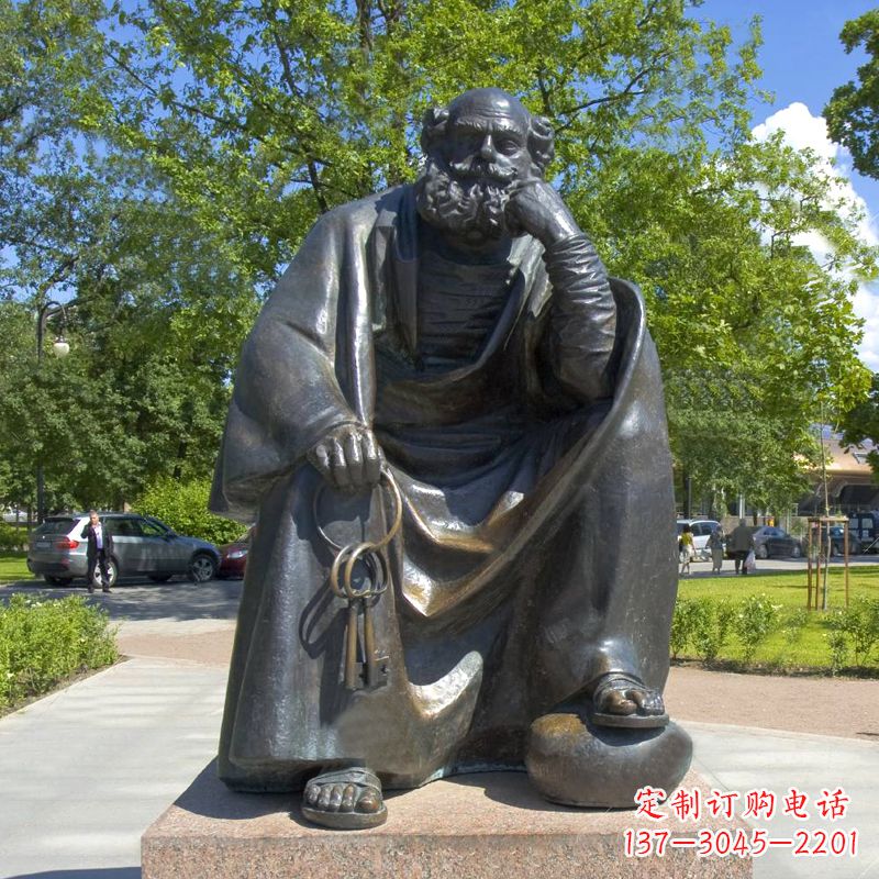 达州铸就传奇托尔斯泰雕塑
