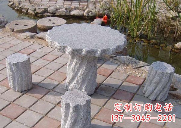 达州公园石桌凳雕塑