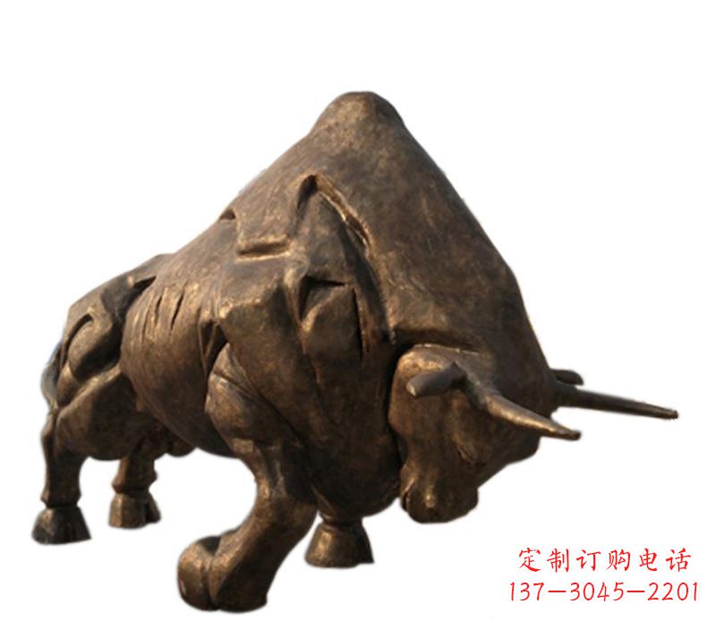 达州铜雕独特的历史图案——拓荒牛雕塑