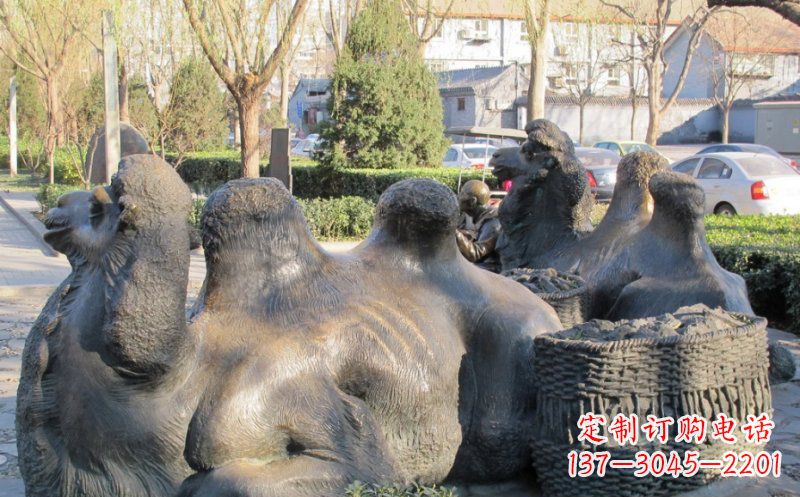 达州特大型骆驼铜雕