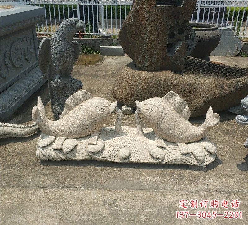 达州优质鲤鱼石雕