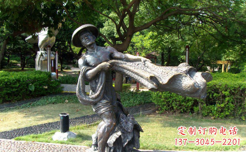 达州渔民铜雕—— 带您体验渔夫传统文化