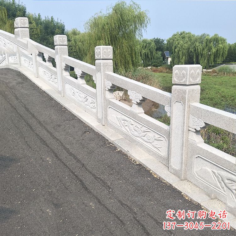 达州独特的大理石栏杆护栏雕塑,让公园更加精致