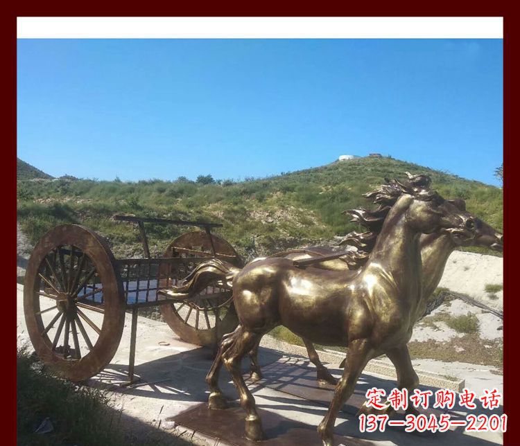 达州马车铜雕精美绝伦的古典魅力