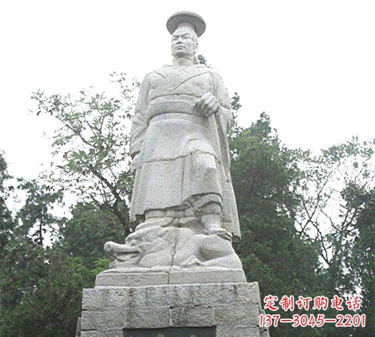 达州古代名人大禹石雕