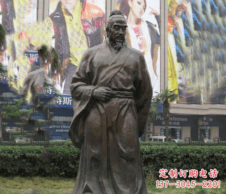 达州传承历史,激发灵感——李时珍铜雕