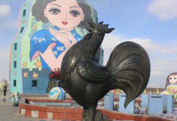 达州艺术精美的公鸡雕塑