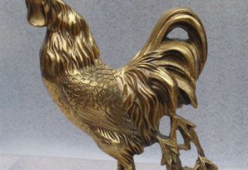达州经典公鸡铜雕