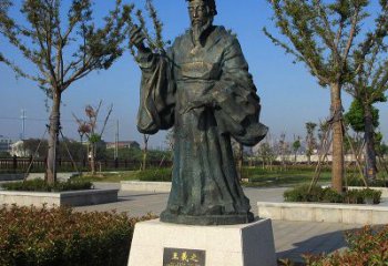 达州精美大师级铜雕——王羲之雕像