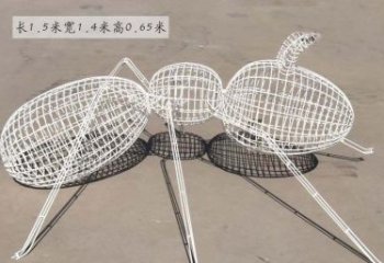 达州美轮美奂的蚂蚁镂空雕塑