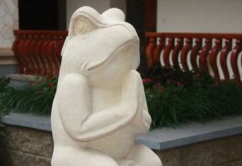 达州中领雕塑精美绝伦的青蛙石雕