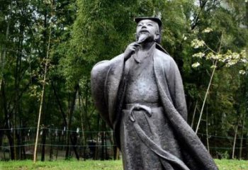 达州诞生于中国古代传奇的雕塑——王羲之铸铜雕塑