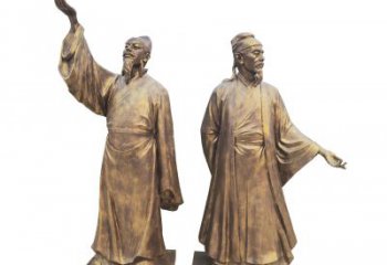 达州中领雕塑-传承古代文人雅士李白雕塑