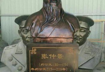 达州医道神匠张仲景铜雕