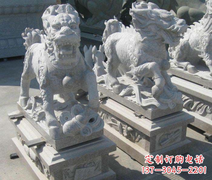 达州优质古代神兽麒麟石雕