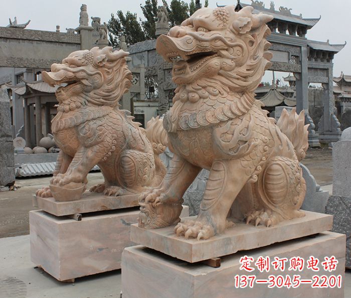 达州尊贵的古典麒麟雕塑