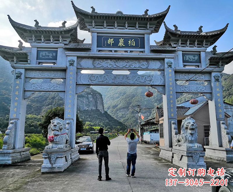 达州古代石雕牌坊