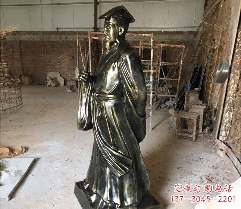 达州千古经典——代表古代艺术审美的王羲之雕塑