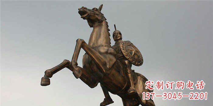 达州古罗马骑马战士铜雕