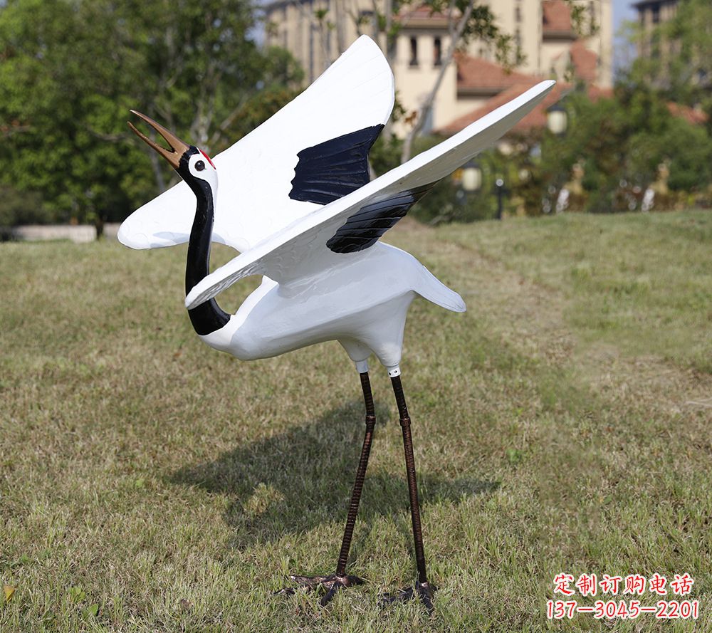 达州贵族气质,匠心精神:古人仙鹤雕塑
