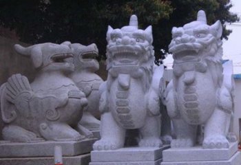 达州古典独角兽石雕