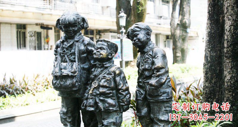 达州装饰家庭的开心钥匙铜雕