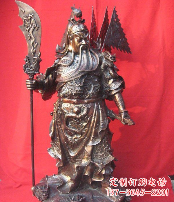 达州中领雕塑:以关公雕塑打造您的定制之作