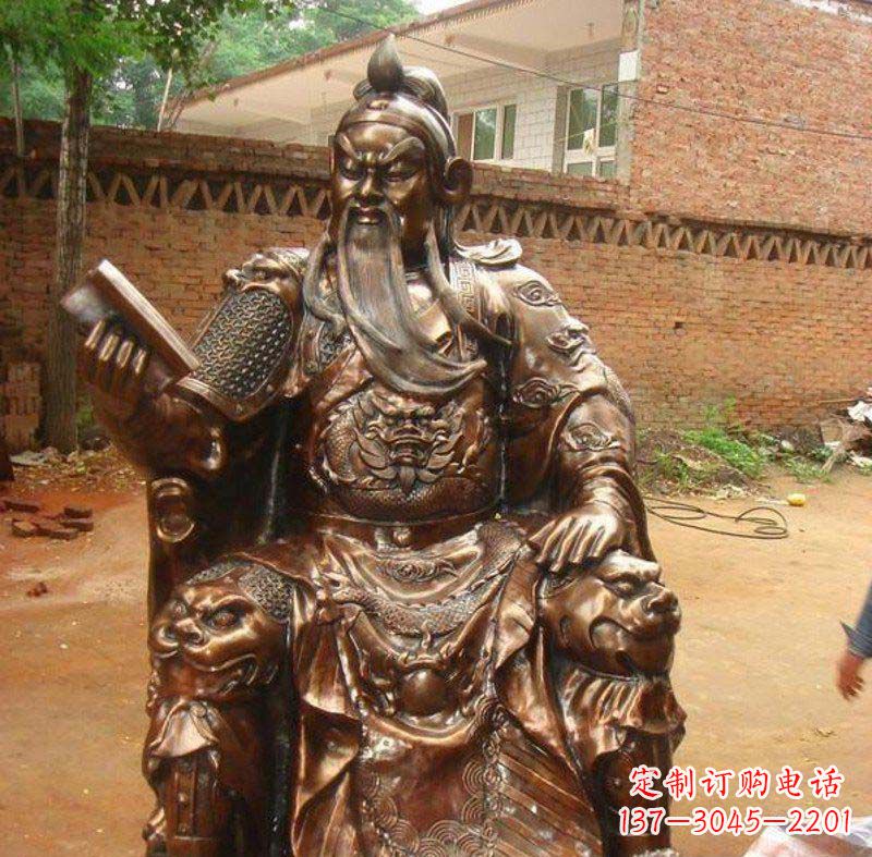 达州天下英雄,关公雕塑