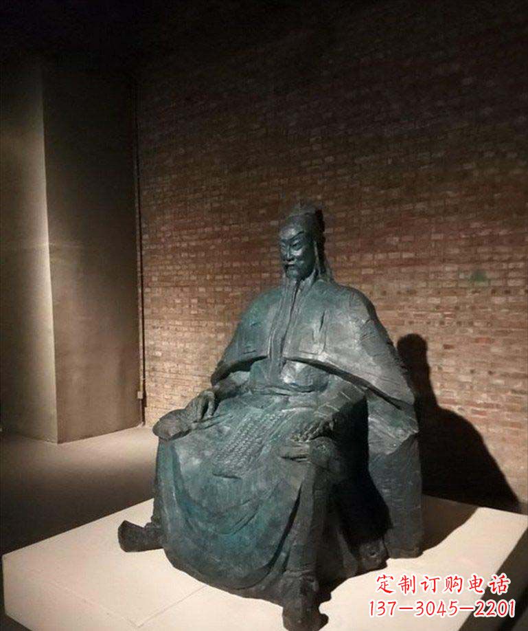 达州关公古代名人铜雕
